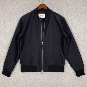 NN07 Jacket Mens S Black Pires Full Zip Bomber